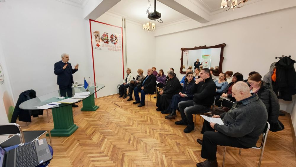 Областната организация на Българския Червен кръст отчете дейността си от изминалата година